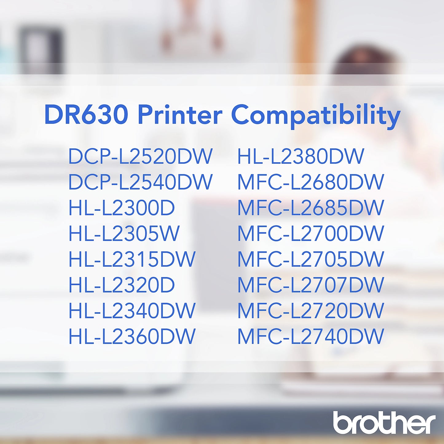 Genuine Brother DR630 Black Drum Unit (12,000 pages) Image 2