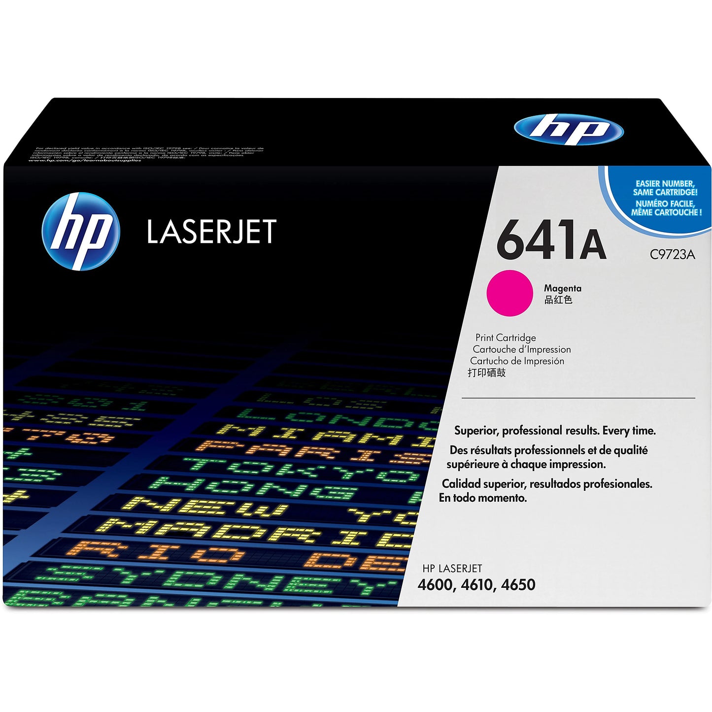 Genuine HP 641A Magenta Toner Cartridge, C9723A (8,000 pages)