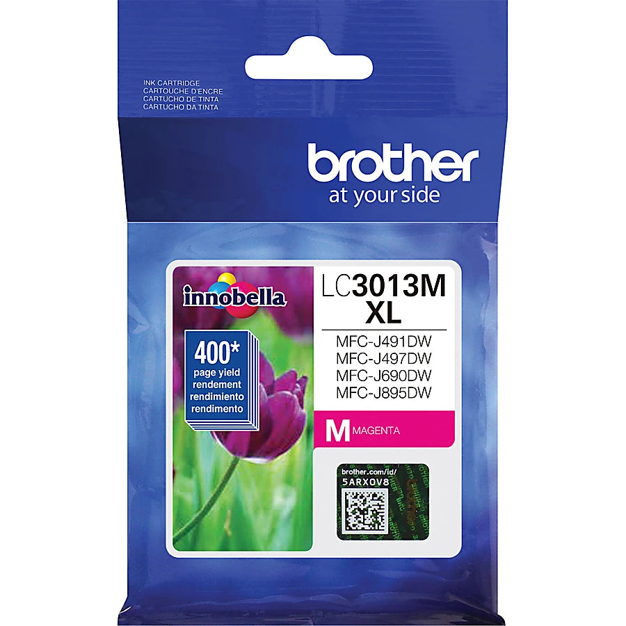 Genuine Brother LC3013M High Yield Magenta Ink Cartridge (400 pages)