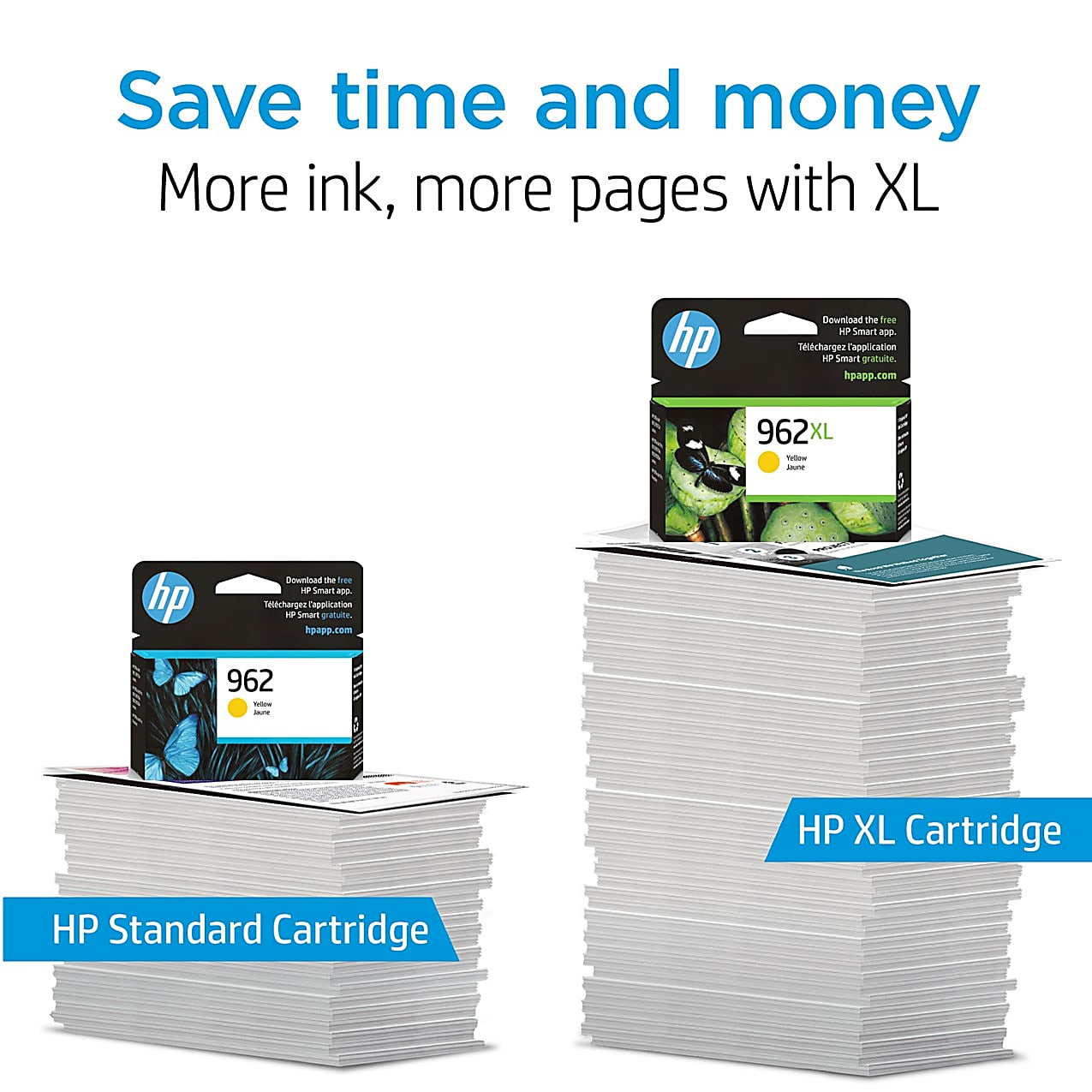 Genuine HP 3JA02AN High Yield Yellow Ink Cartridge (1,600 pages) Image 2