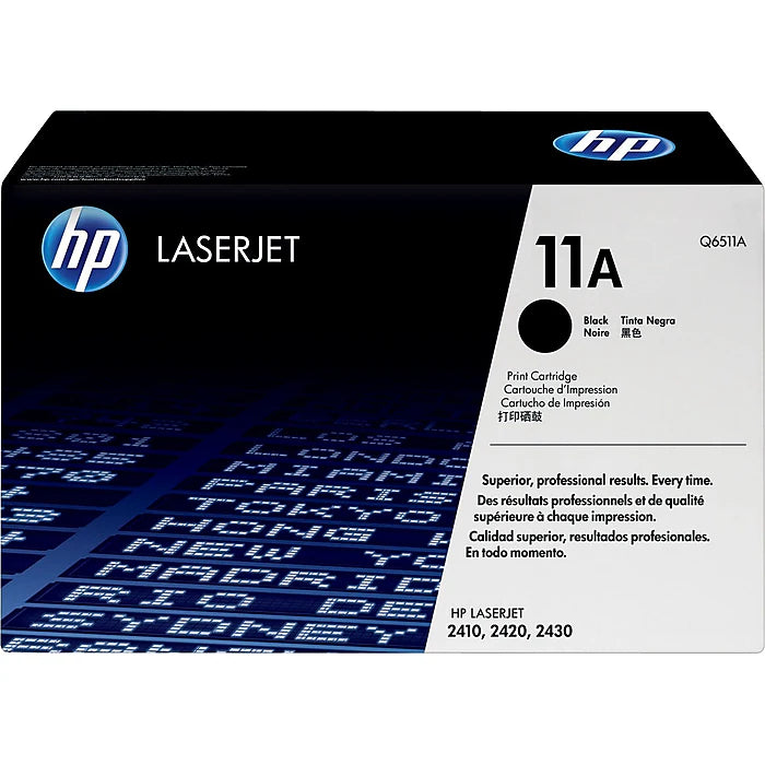 Genuine HP 11A Black Toner Cartridge, Q6511A (6,000 pages)