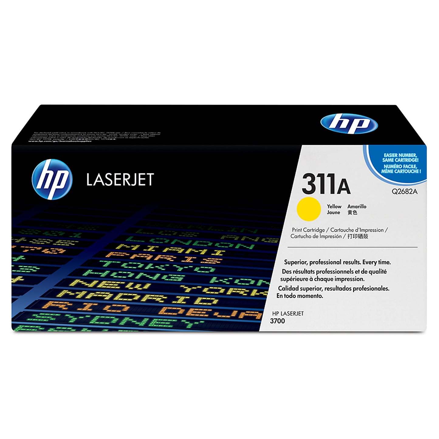 Genuine HP 311A Yellow Toner Cartridge, Q2682A (6,000 pages)