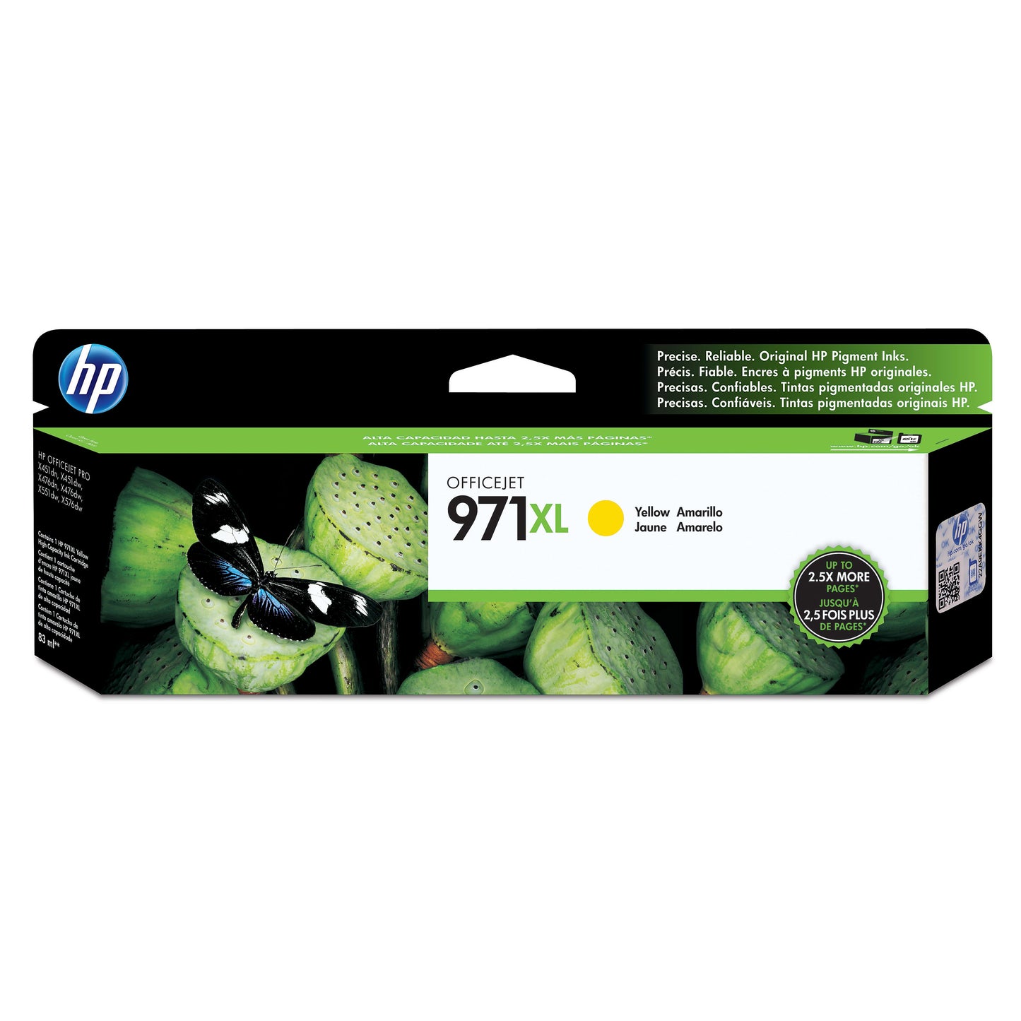 Genuine HP CN628AM High Yield Yellow Ink Cartridge (6,600 pages) Image 1
