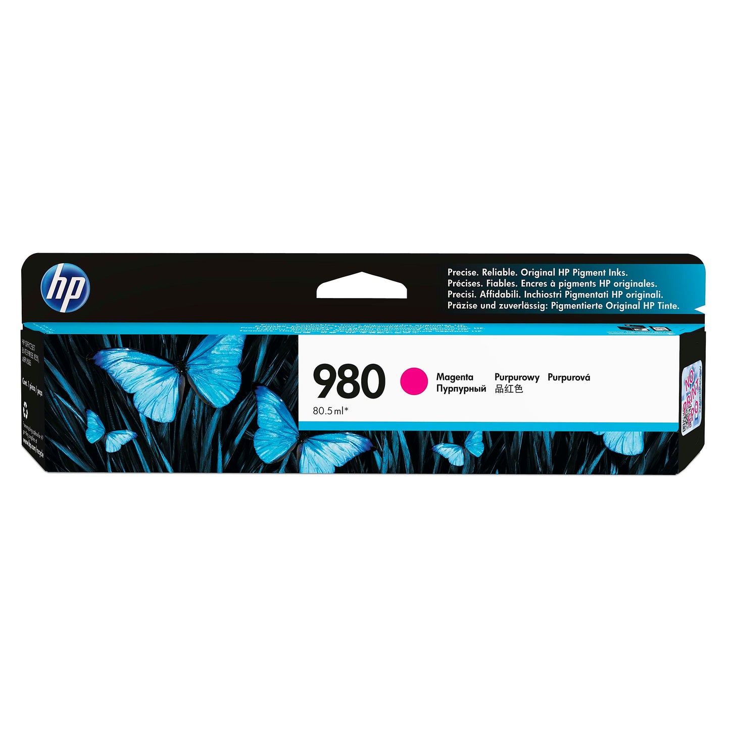 Genuine HP D8J08A Magenta Ink Cartridge (6,600 pages) Image 1