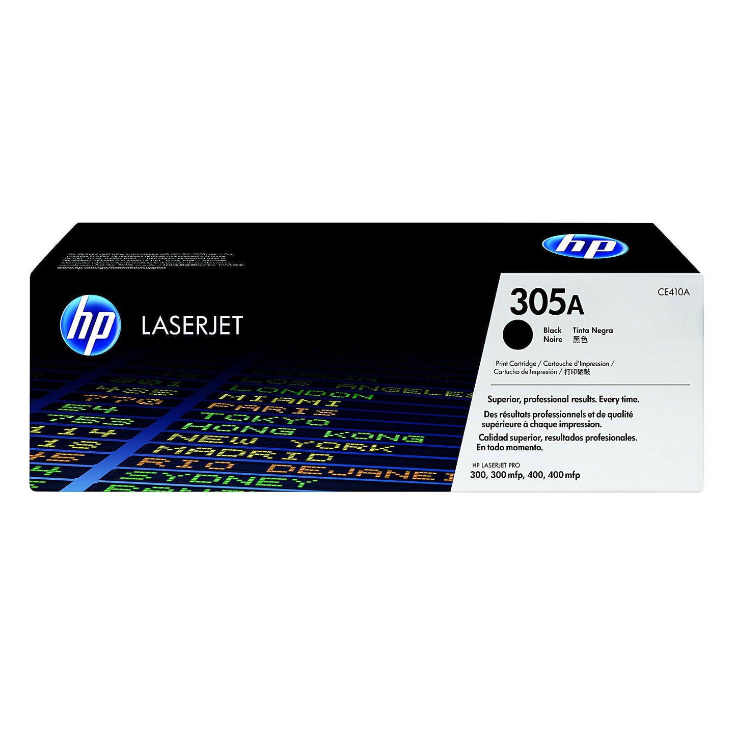 Genuine HP 305A Black Toner Cartridge, CE410A (2,200 pages) Image 1