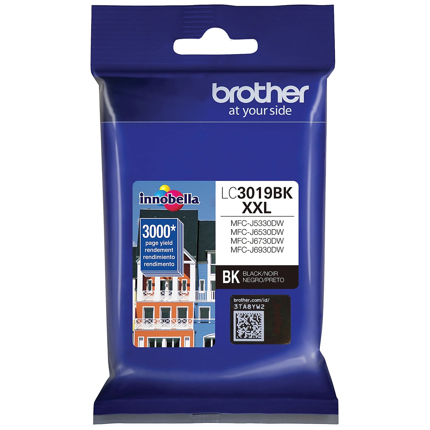 Genuine Brother LC3019BK Black Ink Cartridge (3,000 pages)