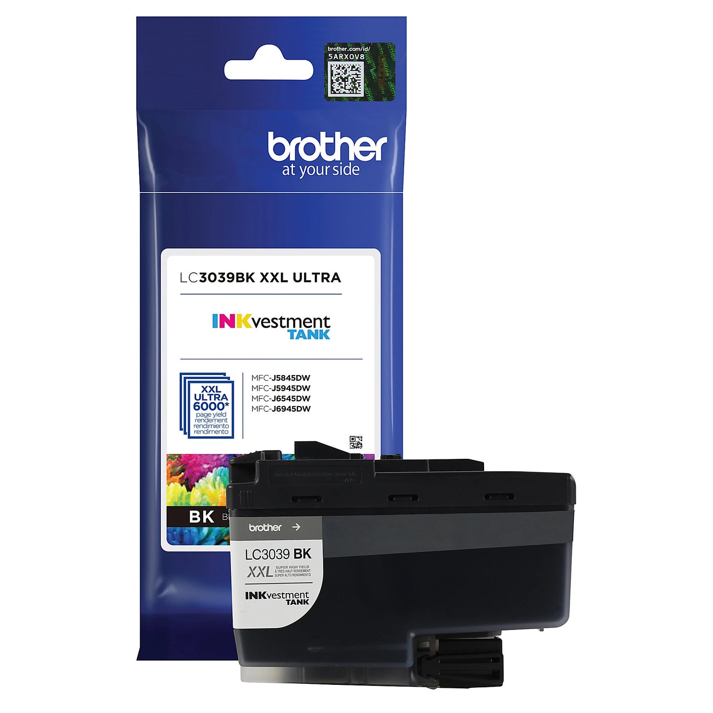 Genuine Brother LC3039BK Black Ink Cartridge (6,000 pages) Image 2