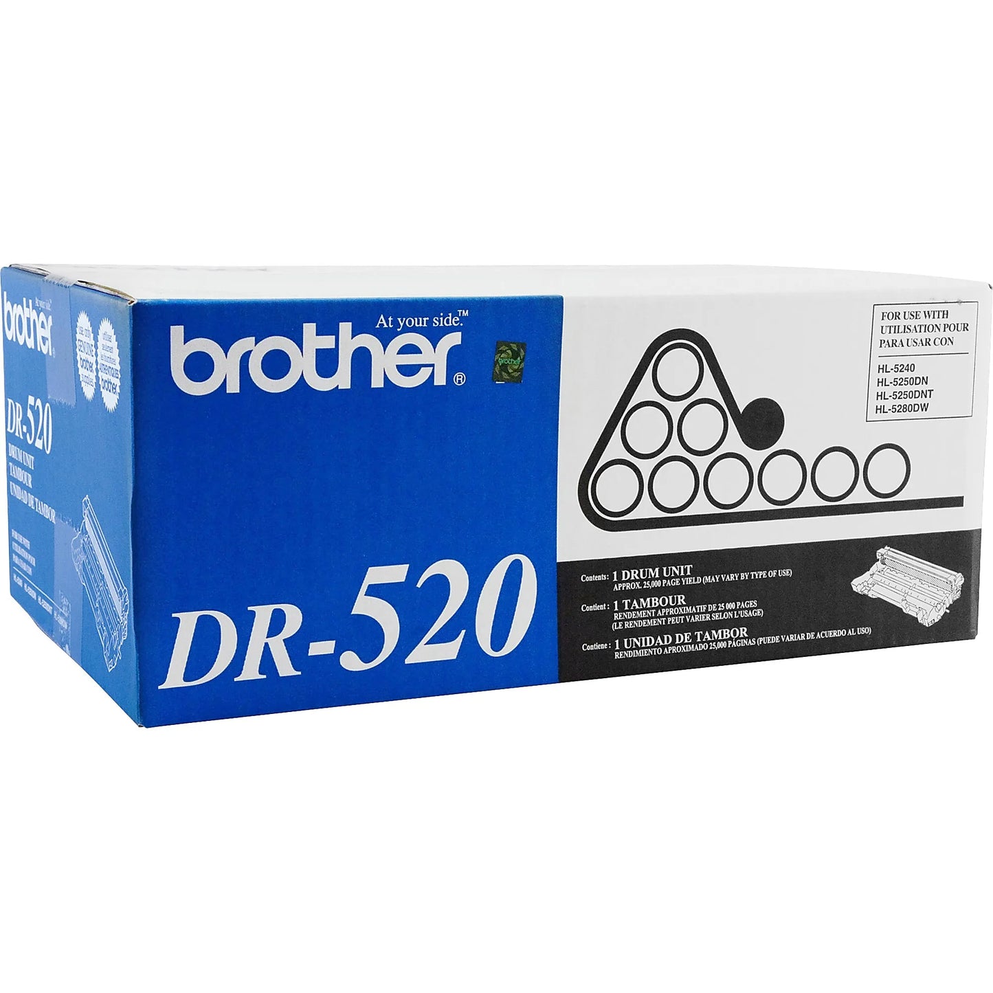 Genuine Brother DR520 Black Drum Unit (25,000 pages)