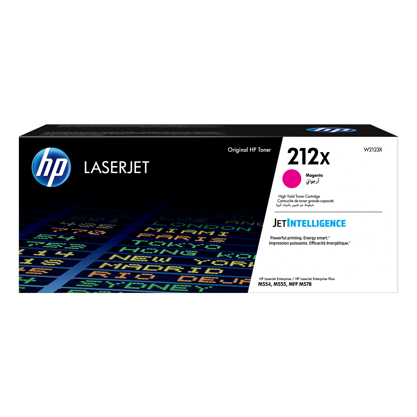 Genuine HP 212X High Yield Magenta Toner Cartridge, W2123X (10,000 pages)