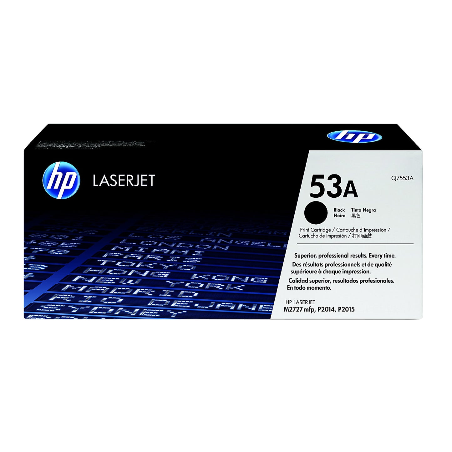 Genuine HP 53A Black Toner Cartridge, Q7553A (3,000 pages) Image 1