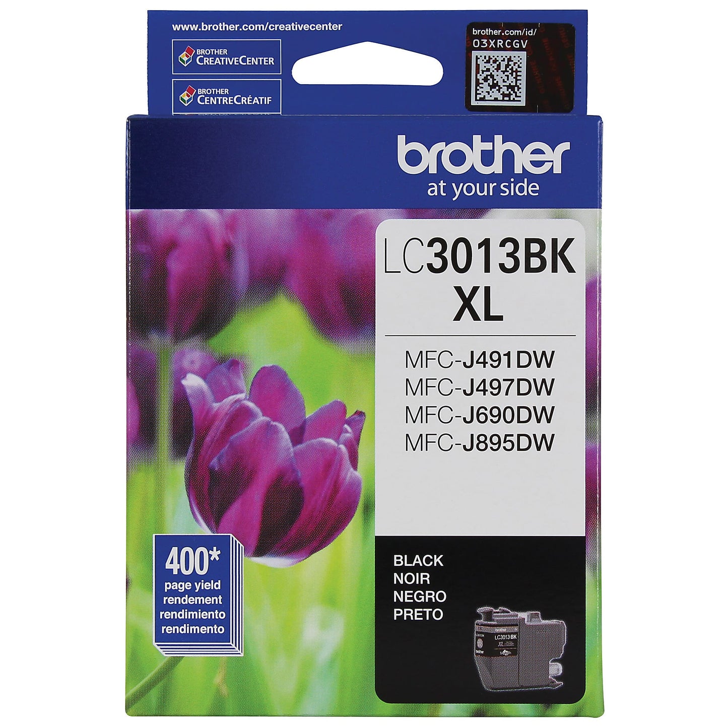 Genuine Brother LC3013BK High Yield Black Ink Cartridge (400 pages)