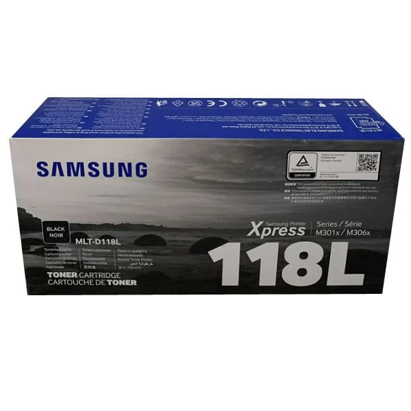 Genuine Samsung MLT-D118L High Yield Black Toner Cartridge (4,000 pages)