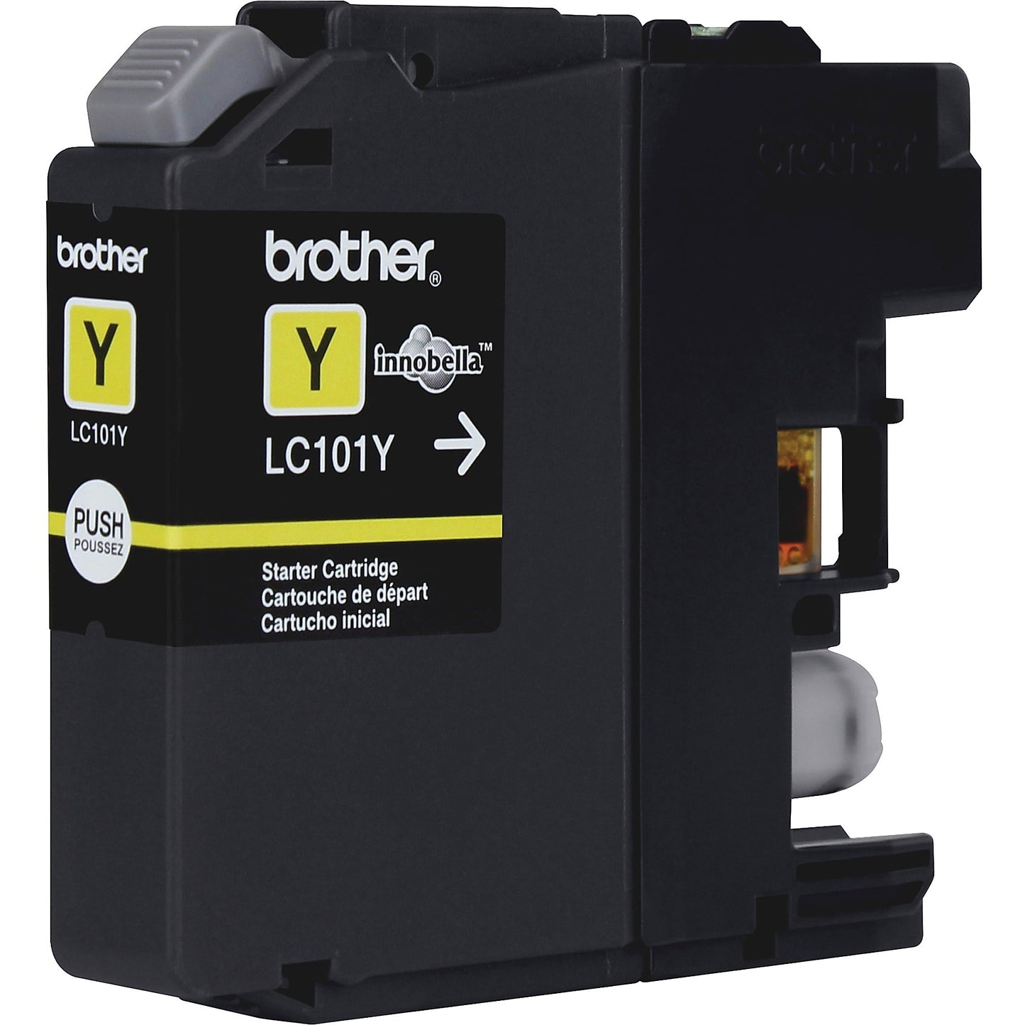 Genuine Brother LC101Y Yellow Ink Cartridge (300 pages)