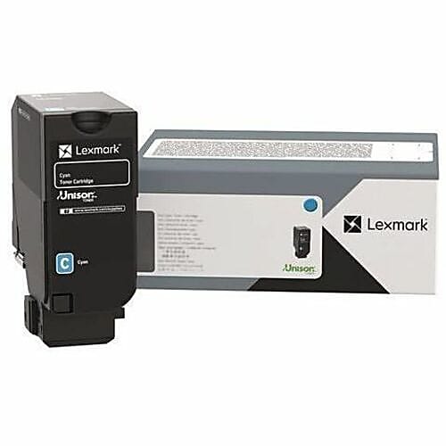 Genuine Lexmark 71C1XC0 High Yield Cyan Toner Cartridge (12,500 pages) Return Program