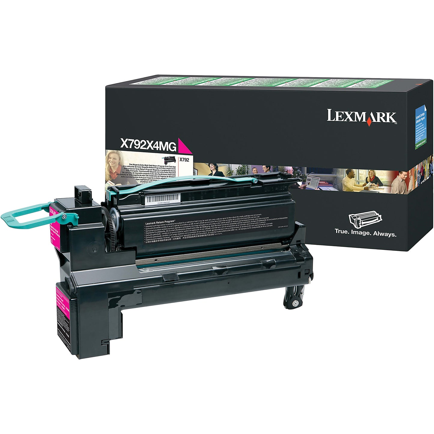 Genuine Lexmark X792X4MG High Yield Magenta Toner Cartridge (20,000 pages)