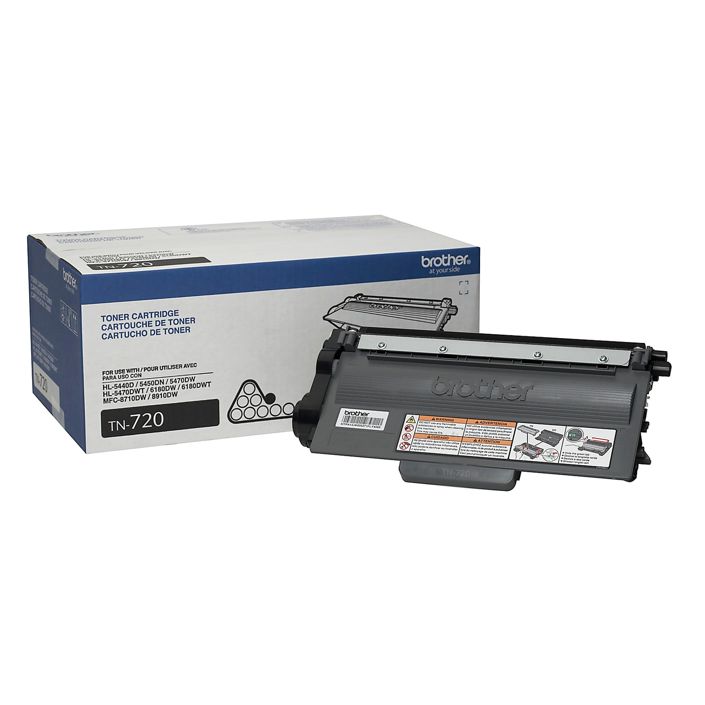 Genuine Brother TN720 Black Toner Cartridge (3,000 pages)