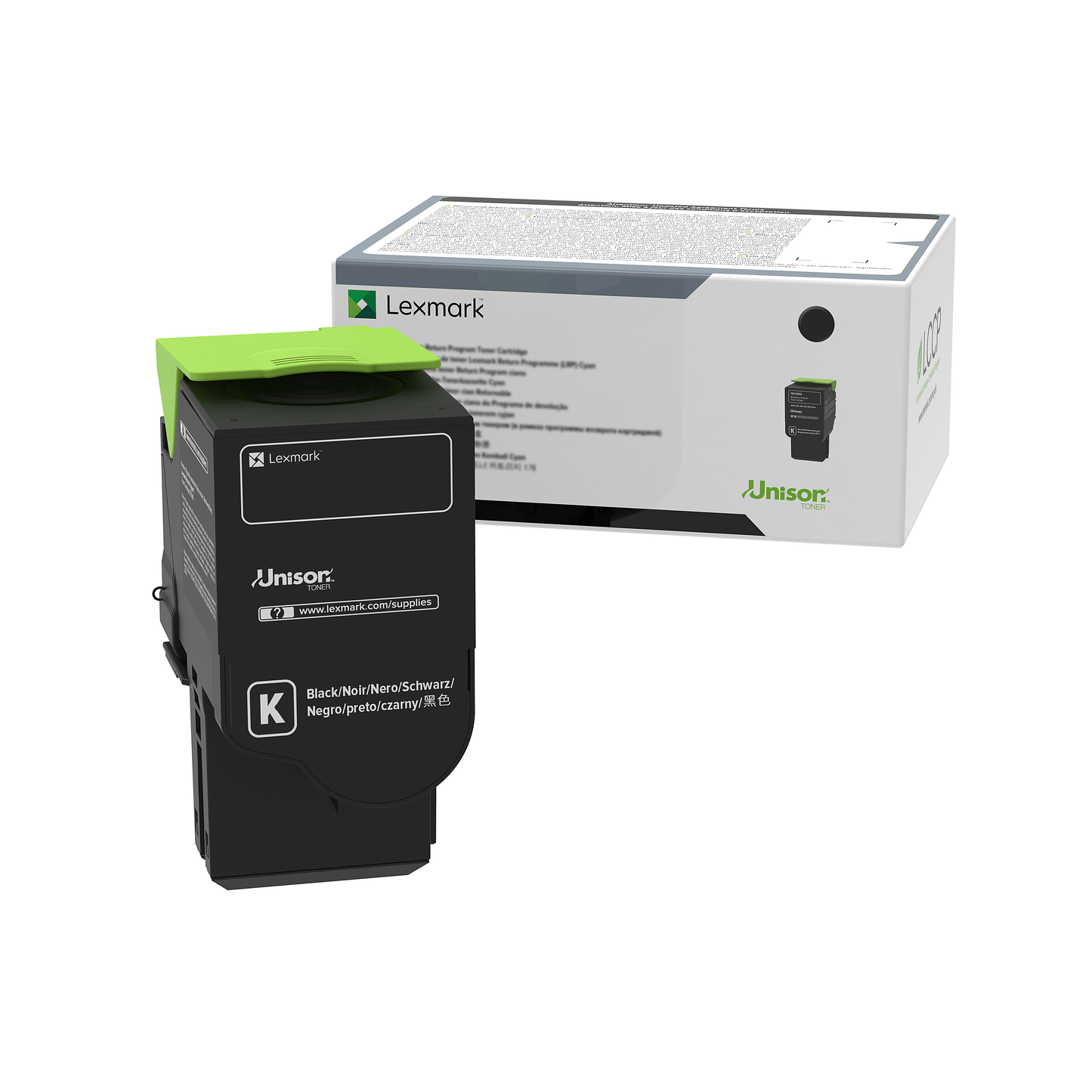 Genuine Lexmark 78C0U10 High Yield Black Toner Cartridge (10,500 pages)