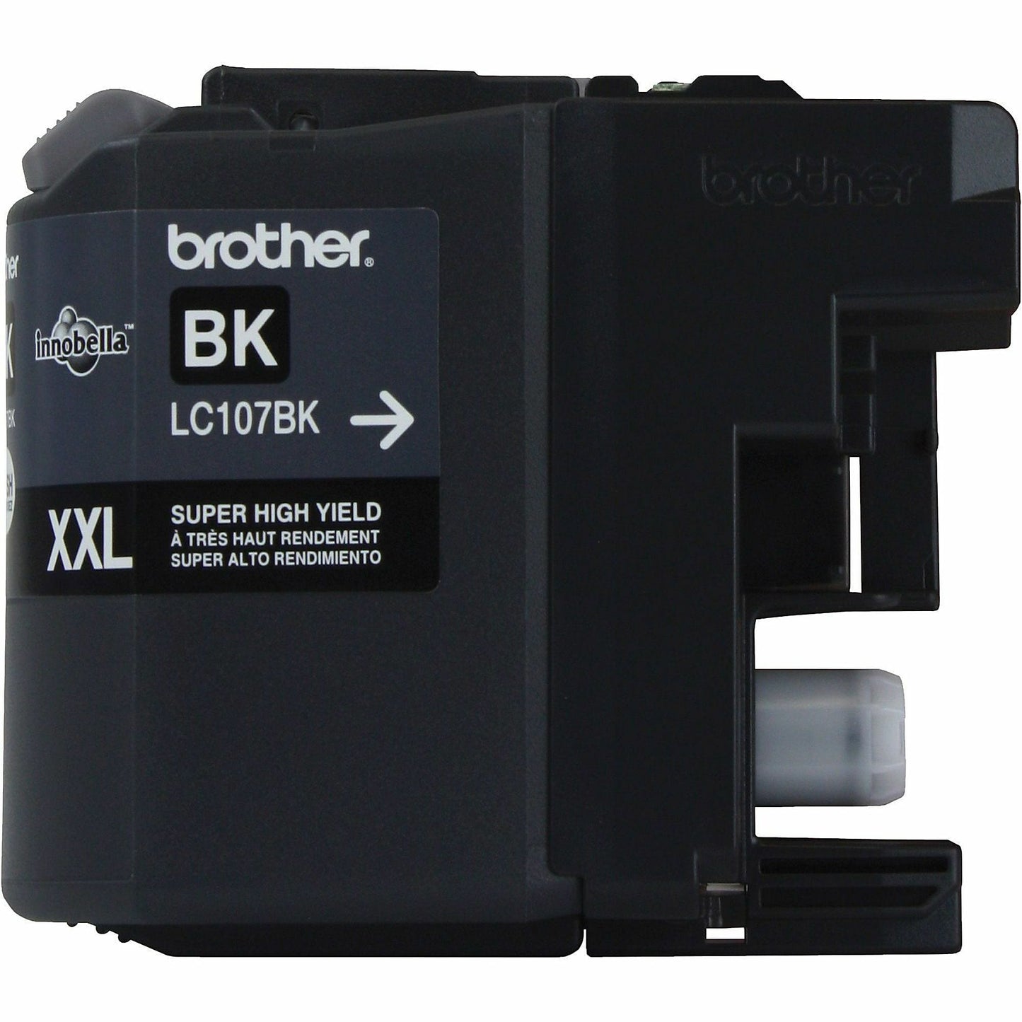 Genuine Brother LC107BK Black Ink Cartridge (1,200 pages)