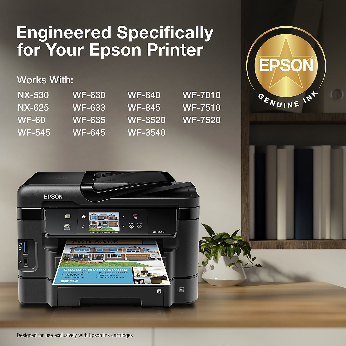 Genuine Epson T127120 Black Ink Cartridge (1,000 pages)