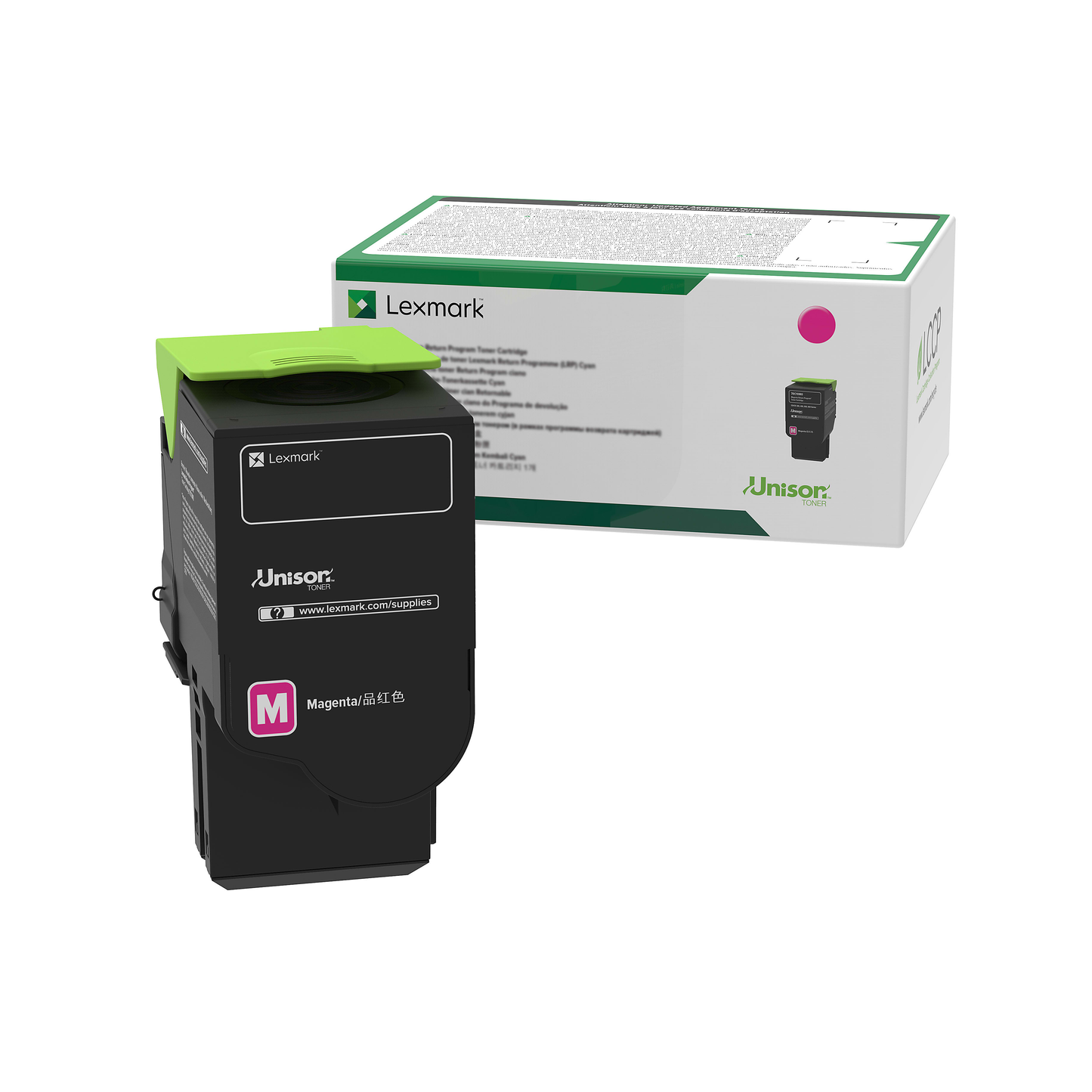Genuine Lexmark 78C1UM0 High Yield Magenta Toner Cartridge (7,000 pages) Return Program