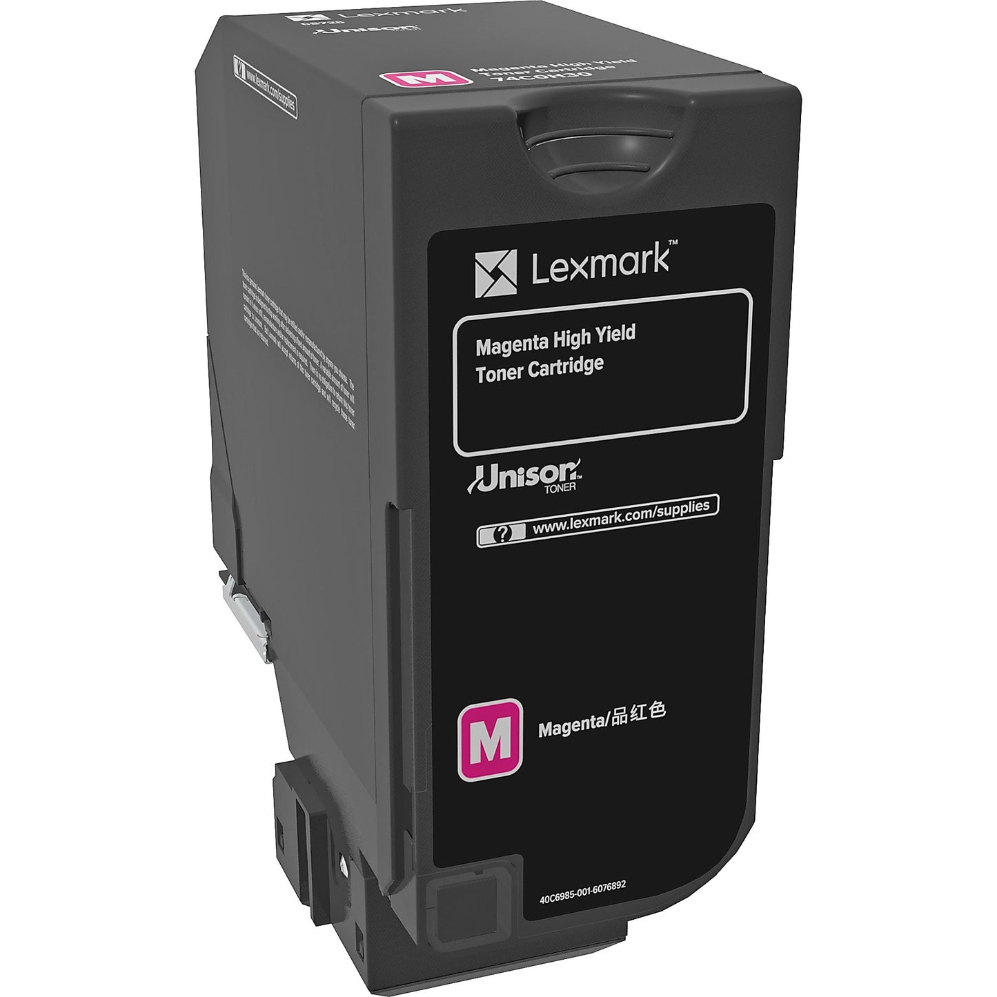 Genuine Lexmark 74C0H30 High Yield Magenta Toner Cartridge (12,000 pages)