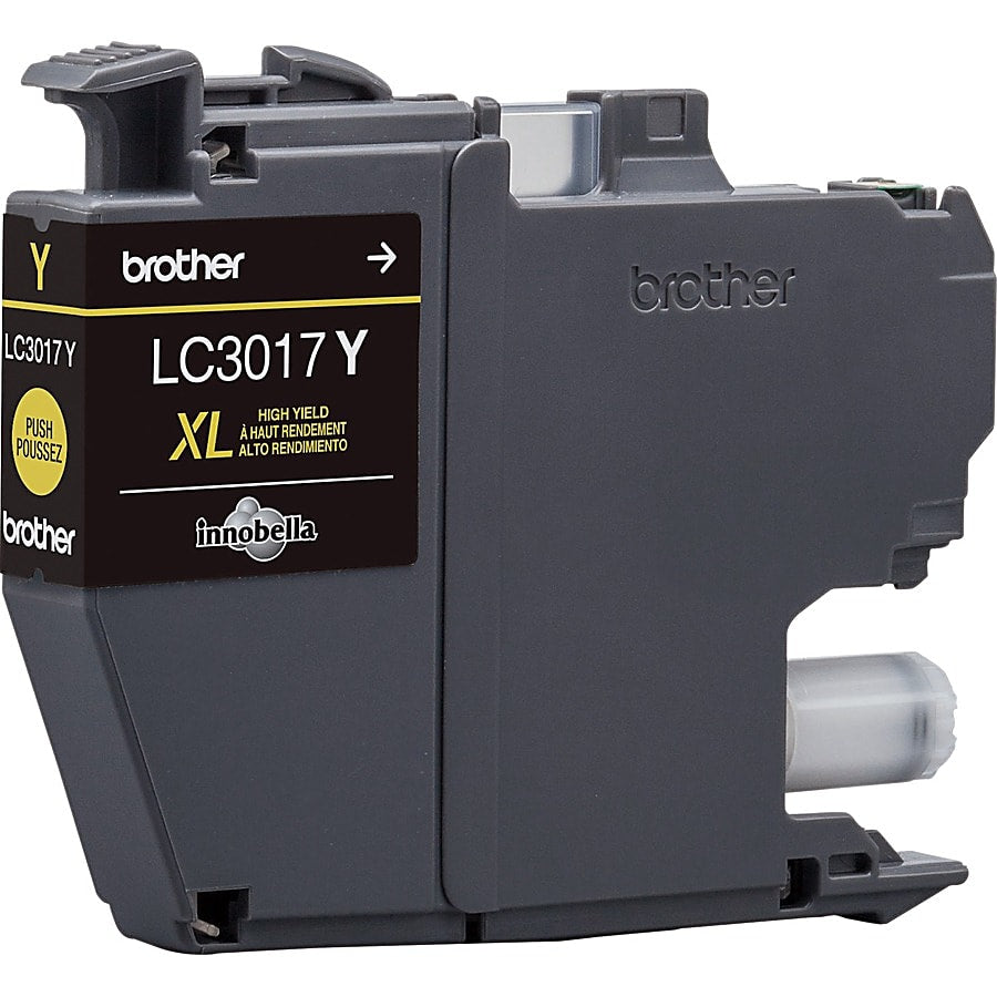 Genuine Brother LC3017Y Yellow Ink Cartridge (550 pages)