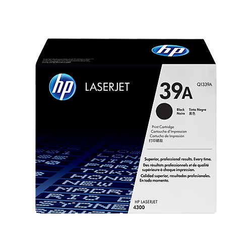 Genuine HP 39A Black Toner Cartridge, Q1339A (24,000 pages)