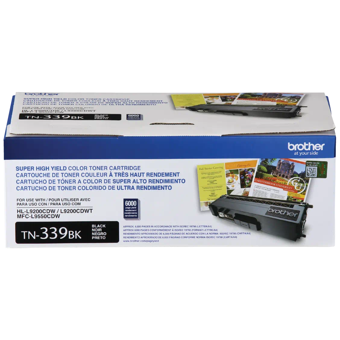 Genuine Brother TN339BK Black Toner Cartridge (6,000 pages)