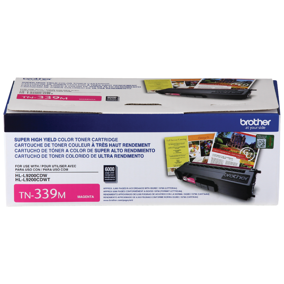 Genuine Brother TN339M Magenta Toner Cartridge (6,000 pages)