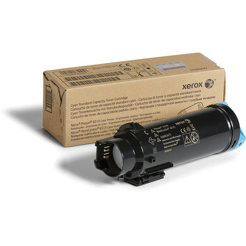 Genuine Xerox 106R03477 High Yield Cyan Toner Cartridge (2,400 pages)