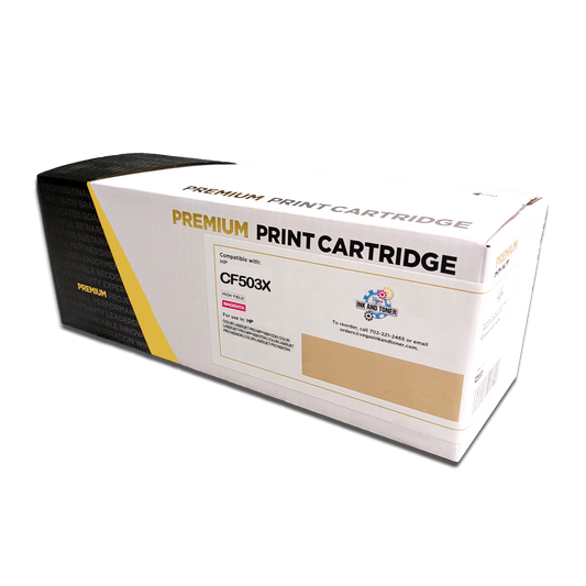 Compatible HP CF503X Magenta Toner Cartridge (2,500 pages)
