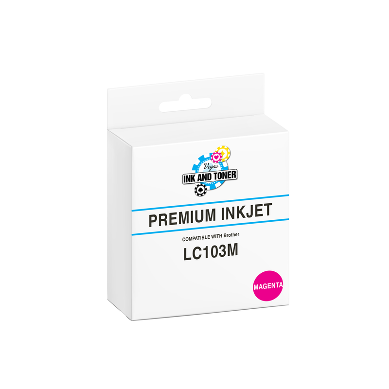 Compatible Brother LC103M High Yield Magenta Ink Cartridge (600 pages)