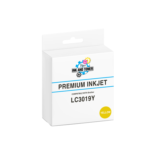 Compatible Brother LC3019Y Yellow Ink Cartridge (1,500 pages)