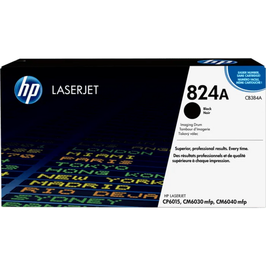 Genuine HP 824A Black Drum Unit, CB384A (35,000 pages)