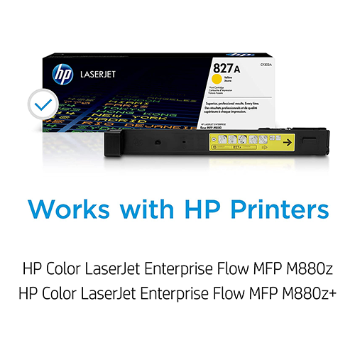 Genuine HP 827A Yellow Toner Cartridge, CF302A (32,000 pages) i