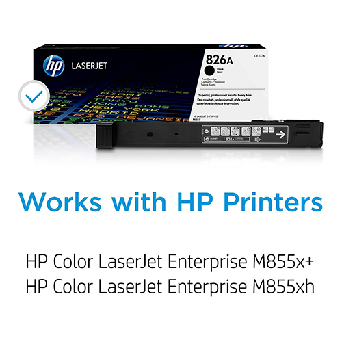 Genuine HP 826A Black Toner Cartridge, CF310A (29,000 pages) i