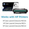 Genuine HP 654X High Yield Black Toner Cartridge, CF330X (20,500 pages) i