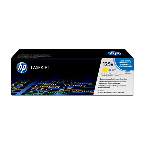 Genuine HP CB542A Yellow Toner Cartridge