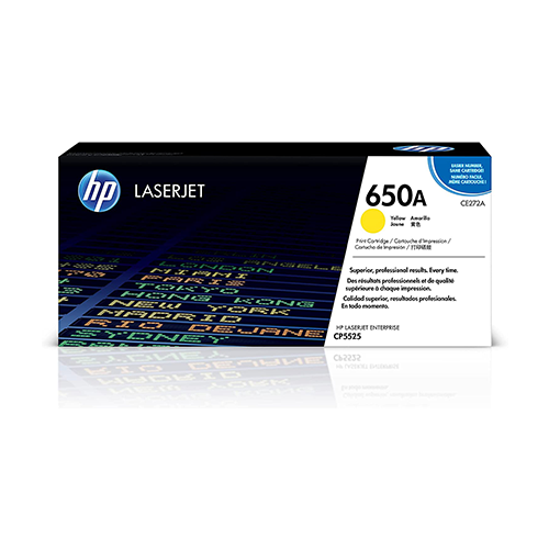 Genuine HP CE272A Yellow Toner Cartridge
