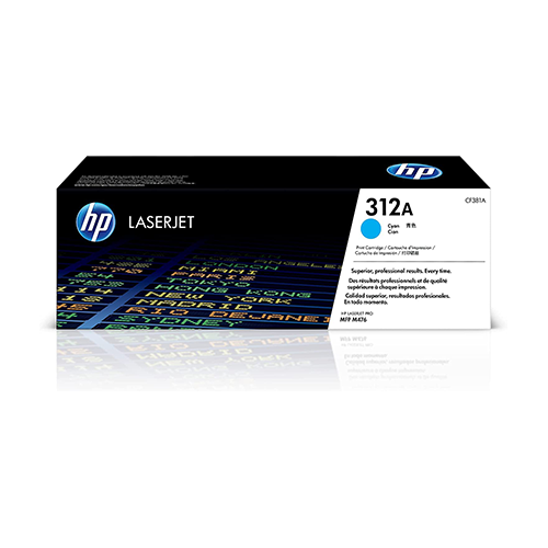 Genuine HP CF381A Cyan Toner Cartridge