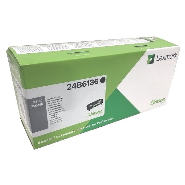 Genuine Lexmark 24B6186 Black Toner Cartridge (16,000 pages)