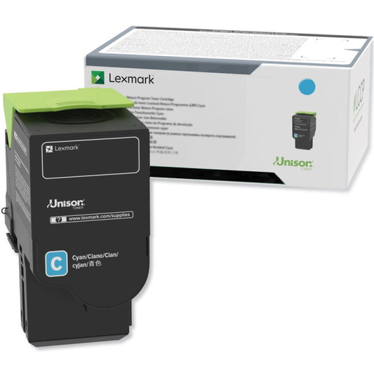 Genuine Lexmark 75M1XC0 High Yield Cyan Toner Cartridge (11,700 pages) Return Program