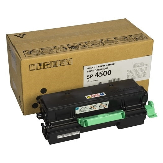 Genuine Ricoh 407316 High Yield Black Toner Cartridge (12,000 pages) (SP-4500HA)