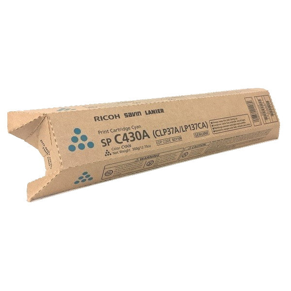 Genuine Ricoh 821108 Cyan Toner Cartridge (21,000 pages) (SP C430A)