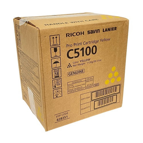 Genuine Ricoh 828351 High Yield Yellow Toner Cartridge (30,000 pages)