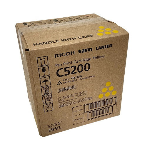 Genuine Ricoh 828423 Yellow Toner Cartridge (24,000 pages)