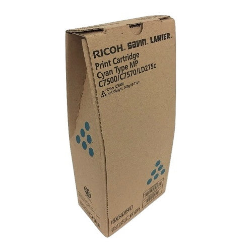 Genuine Ricoh 841289 Cyan Toner Cartridge (21,600 pages) MP C6000