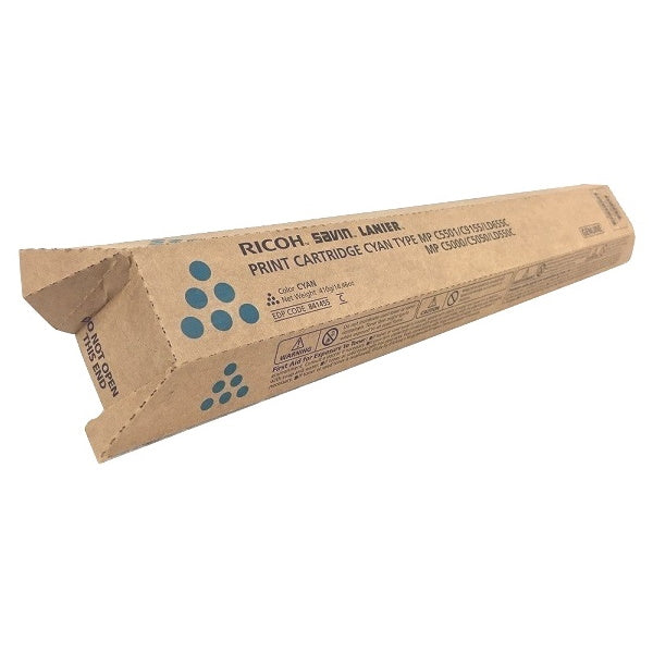 Genuine Ricoh 841455 Cyan Toner Cartridge (18,000 pages) (841287)