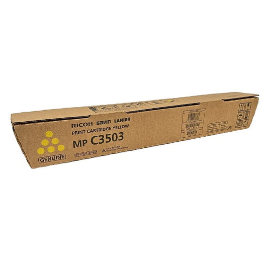 Genuine Ricoh 841814 Yellow Toner Cartridge (18,000 pages)