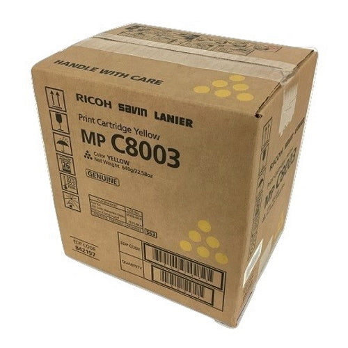 Genuine Ricoh 842197 Yellow Toner Cartridge (26,000 pages)
